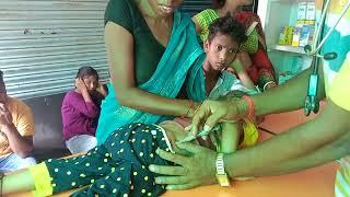 funny  baby girl intravenous injection inject video's #babyinjection #healthupcharno1