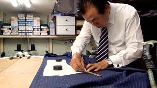 Process of Making Handmade Tailored Suits by Korean Master Tailor with 40 years of experience.