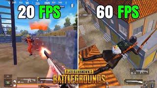 20 FPS VS 60 FPS | WHAT is the DIFFERENCE ? | PUBG MOBILE