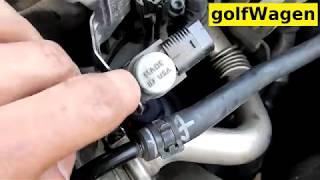 VW Golf 6, 1.6TDI 77kW  egr vacuum solenoid control valve replace