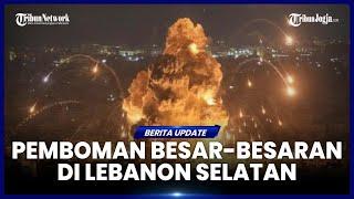 ISRAEL BAKAR MASJID DAN RUMAH WARGA HINGGA TAK TERSISA DI LEBANON SELATAN