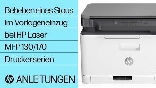 Beheben eines Staus im Vorlageneinzug bei HP Laser MFP 130/170 Druckerserien | HP Laser | HP