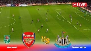 LIVE : Arsenal vs Newcastle United | EFL Carabao Cup 24/25 | Full Match | PES 21 Game Simulation