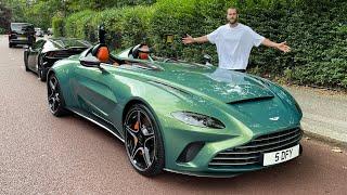 TAKING DELIVERY OF A £1M ASTON MARTIN SPEEDSTER! *LOUD*