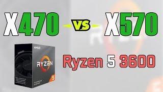 Ryzen 5 3600 X570 vs X470 Chipset - Ryzen 5 3600 vs Ryzen 7 2700X