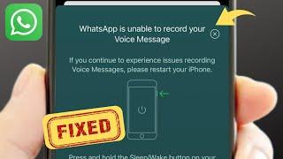 whatsapp is unable to record your voice message iphone | whatsapp is unable to record your voice |