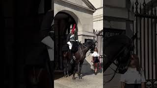 LKG London Kings Guard “Stand Clear”King’s Guard Shouts At Tourist