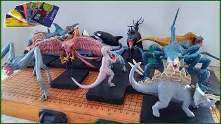 SOME FIGURES FROM 2024 WITH CLAY /PLASTILINA. Jurassic world, titans.