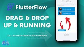 #FlutterFlow Drag & Drop - Up and Running - Full Walkthrough!