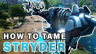 How to Tame a Tek STRYDER ► Ark Genesis 2