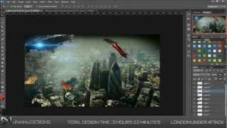 Speed Art | Alien Invasion London | JNDesigns