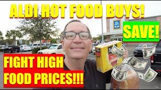 ALDI HOT FOOD BUYS!!! STOP GETTING RIPPED OFF!!! FIGHT RISING FOOD & GROCERY PRICES!!! Food Vlog