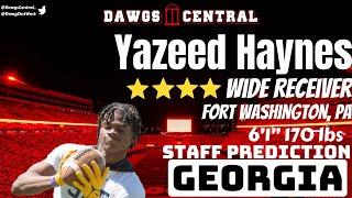 Yazeed Haynes Highlight Tape - Dawgs Central Player Evaluation + Commitment Prediction