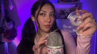 ASMR brain massage!  Tape on the mic w other covers too!! bare, fluffy, and foam