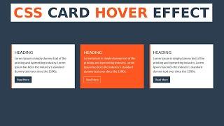 CSS Card Hover Effects | Html CSS | Web dev