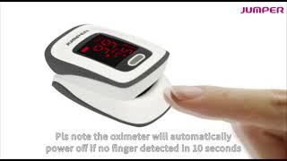 How To Use the Jumper Pulse Oximeter