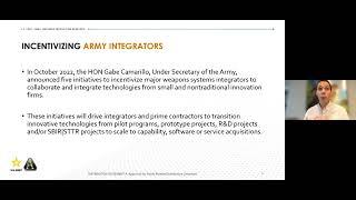 Army SBIR CATALYST Program Overview