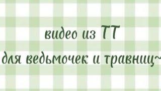 ||‍️||видео из тик тока для ведьмочек, травниц, фей~||||~||‍️|| Часть 3/?