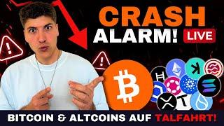  BITCOIN & KRYPTO CRASH LIVE: WIE TIEF GEHT'S NOCH? [NOTFALL-STREAM]