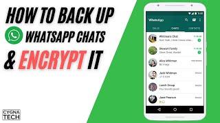 How To Backup WhatsApp Chats/ Messages | How To Encrypt WhatsApp Back Up | WhatsApp Backup