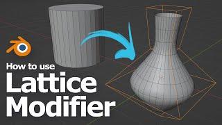 How to use Lattice Modifier to deform object in Blender