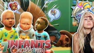 SIEBEN Säuglinge & EIN Erwachsener?! | 7 Infants Challenge | Sims 4 | SIMBO