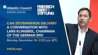 Can Zeitenwende deliver? A conversation with Lars Klingbeil, Chair of the German SPD