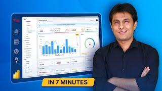 How to create Power BI Dashboard (Report) in 7 Minutes | @PavanLalwani