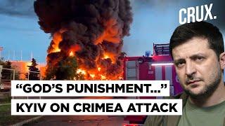 More Crimea Attacks? Ukraine Warning To Residents After Blaze At Russian Navy’s Sevastopol Depot