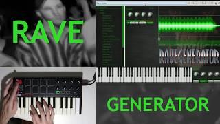 RAVE GENERATOR 2 Free VST for 90s Rave Music (Preset Demo)