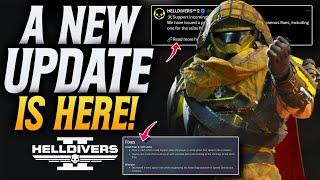 Helldivers 2 NEW UPDATE! It's Almost Time! This Could Be Amazing!