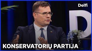 Iš esmės. Kaip konservatorių partiją keis Laurynas Kasčiūnas?