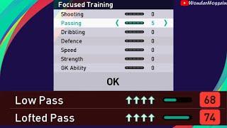 PES 2021 Master League Tips : Focused Training In Master League