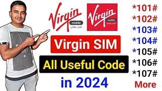 Virgin SIM All Useful New Code in 2024 | Virgin Sim ke sabhi secret code