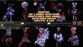 Corrupt Hero Red & Cursed Darkness Weapon All Class Showcase : Upcoming Package in DN SEA 5K CC Only