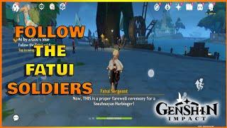 Genshin Impact: Follow the Fatui Soldiers | guide