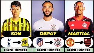  ALL LATEST CONFIRMED TRANSFER SUMMER AND RUMOURS 2024,  Depay, Martial, Son️