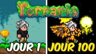 J'ai Survécu 100 Jours SANS MOURIR Sur Terraria...