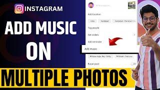 How to add music to Instagram post with multiple photos | How To Add Music To Instagram Post