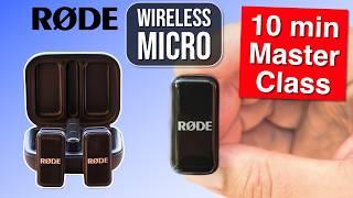 RODE WIRELESS MICRO Beginners Guide – Master Your Mic in Just 10 Minutes!