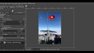 Biến đổi ảnh trong Gimp  Perspective  0