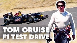 Tom Cruise test drives Red Bull Racing F1 car