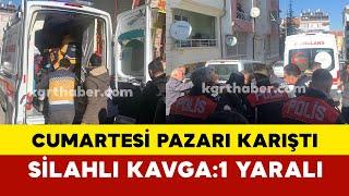 Karaman’da Cumartesi Pazarında silahlı kavga: 1 genç vuruldu