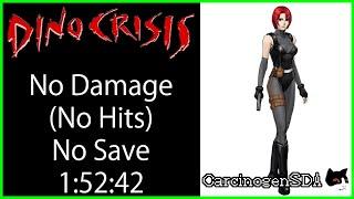 Dino Crisis Walkthrough NO DAMAGE NO SAVES Best Ending (1:52:42)