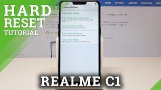 HARD RESET REALME C1 - Delete All Data / Factory Reset