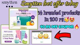 smytten today loot offer14 products in 200 rssmytten coupon code today|smytten free sample review