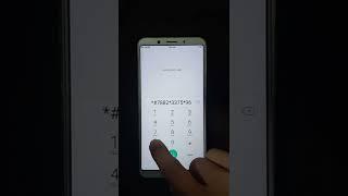 Oppo F5 Code Unlock #shorts