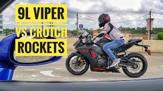 They weren't expecting that! | All motor Viper vs R1 vs CBR1000RR