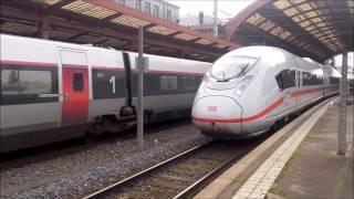 TGV und ICE BR 407 am Bahnhof Straßburg // Les TGV et ICE à la gare de Strasbourg