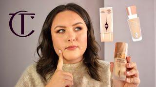 Trying EVERY Charlotte Tilbury Foundation | Review and Comparison | Amy Astrid